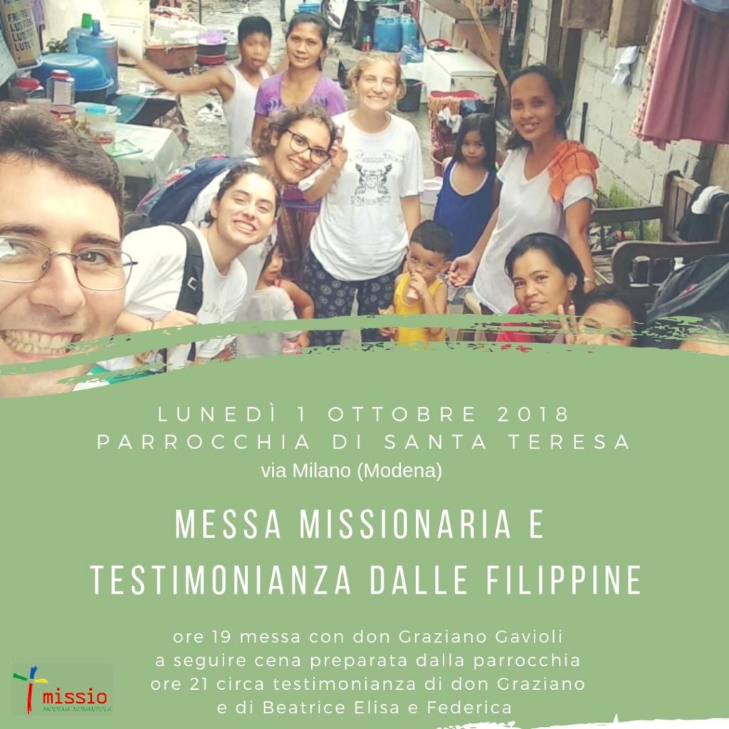 20181001Messa missionaria Filippine